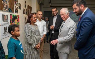 الأمير تشارلز وقرينته في زيارة لمركز الجزويت الثقافي في الإسكندرية