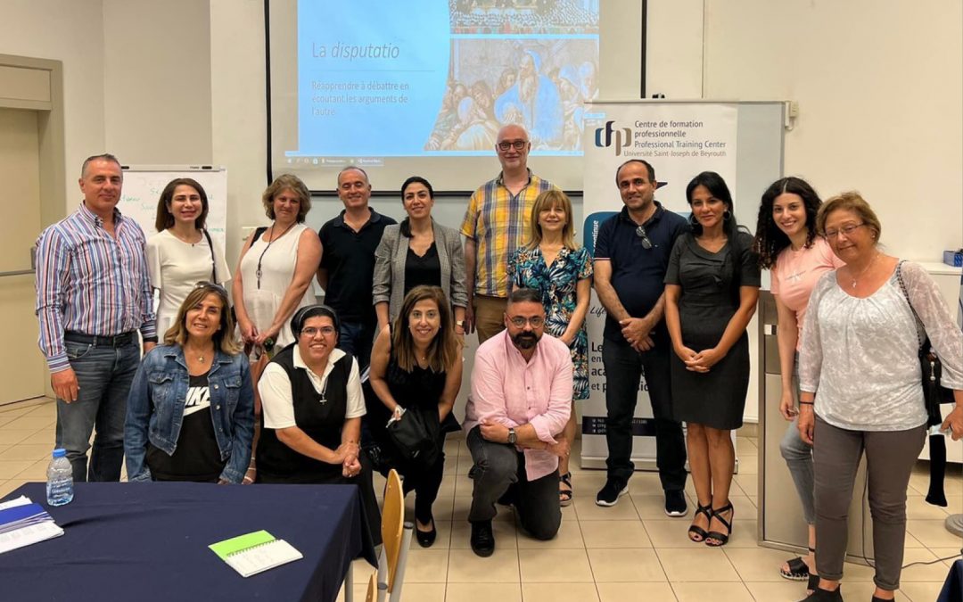 Pédagogie et spiritualité ignatiennes en temps de crise : session à l’Université Saint Joseph -Beyrouth